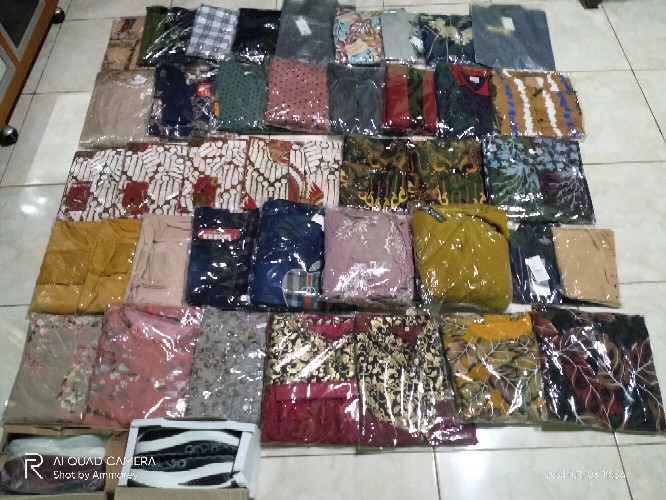 Couple Sakura Gamis Katun Batik