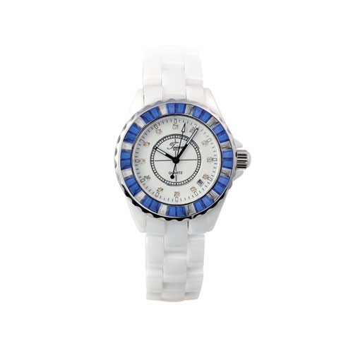 Teiwe Swiss TW2909-LW ceramic white - Jam Tangan Wanita - Ceramic