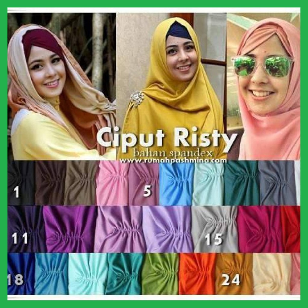 Ciput Arab Kerut / Dalaman Kerudung / Inner Hijab