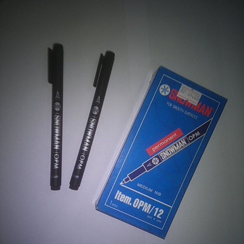 

PULPEN SNOWMAN MARKER OPM / OPF (PERMANENT MARKER OPM / OPF)