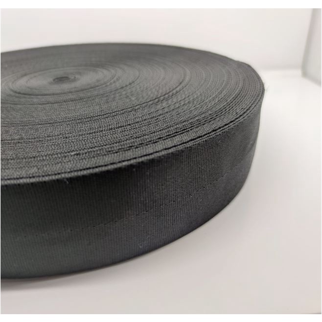 Tali Webbing 5 cm bisban 5 cm model Seat Belt 2 inch - HITAM