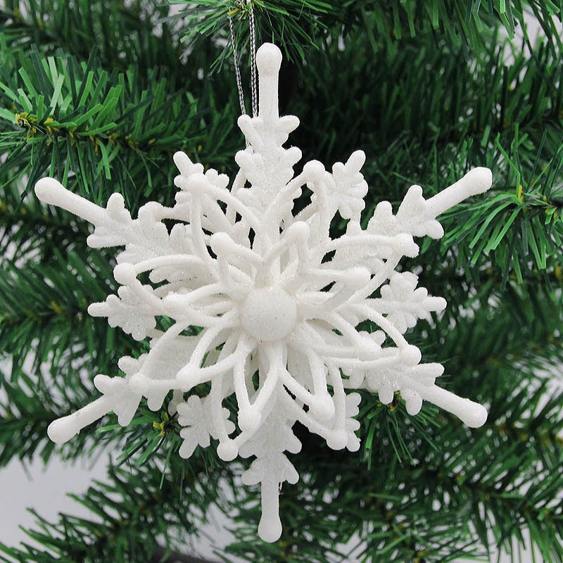 [ Christmas  Decoration Snowflake Pendant  Accessories  Home Decoration ]