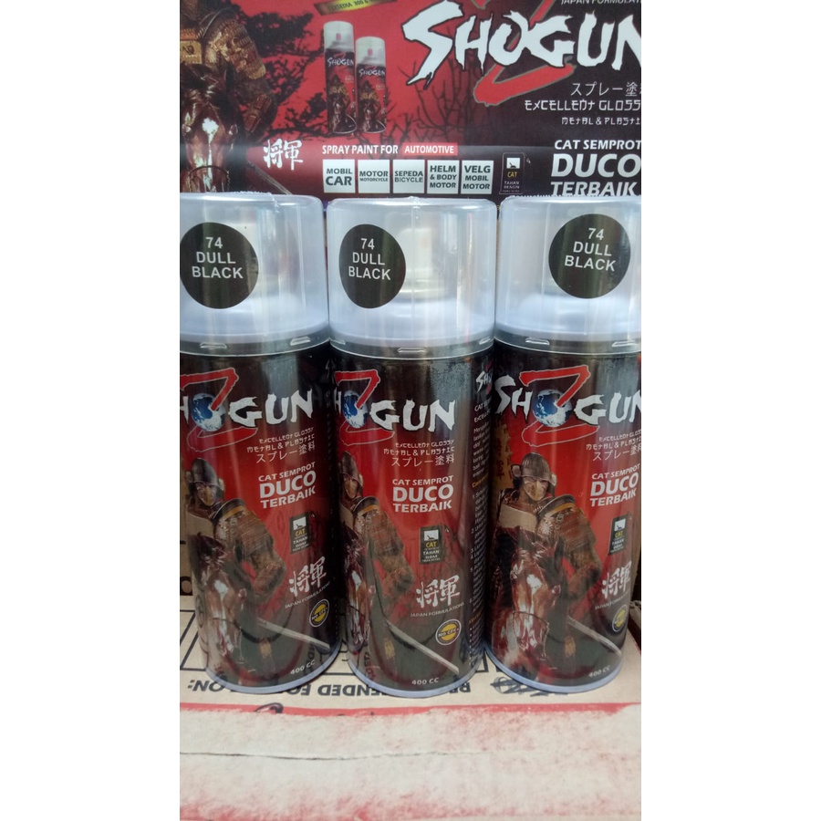 pilox pilox cat semprot duco shogunz shogun z dull black 74 400cc hitam doff dop