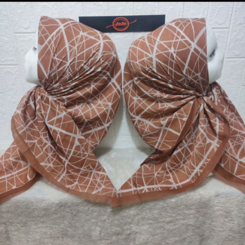 Hijab Ns Motif Denay Hijab Voal cakep murah Uk.115*115