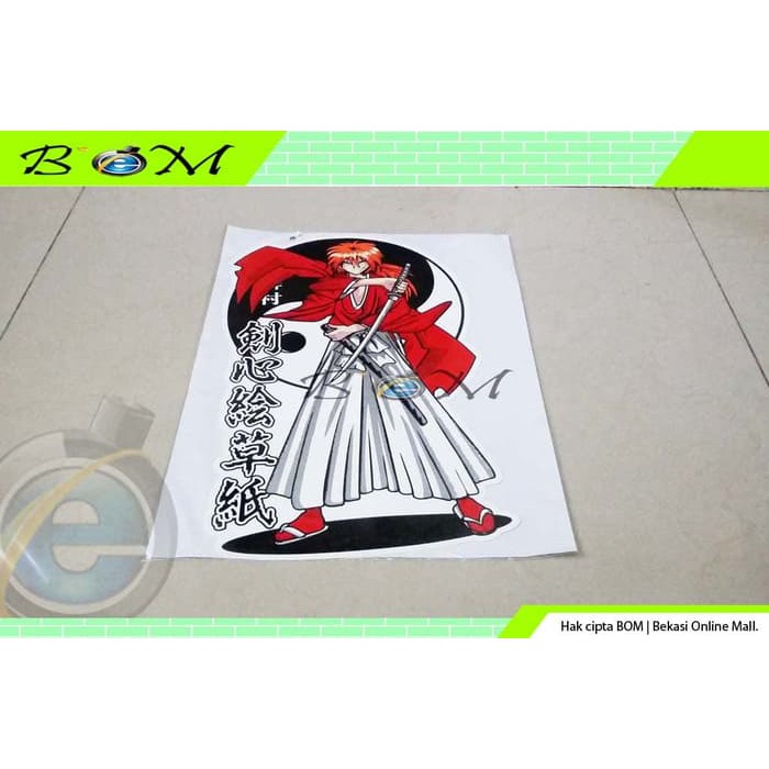 

sticker stiker gambar cartoon kartun karakter rurouni kenshin samuraix