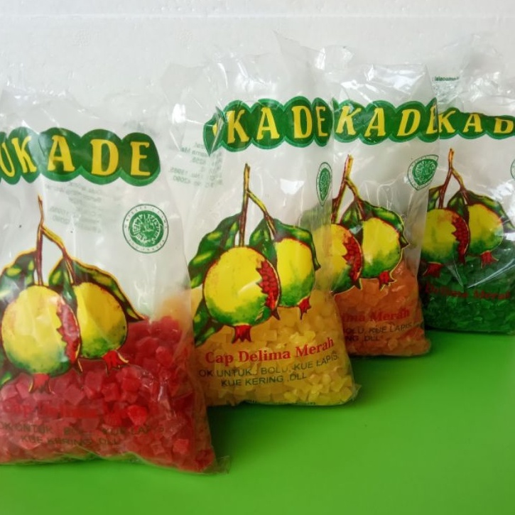 Sukade Cap Delima Merah 1 kg