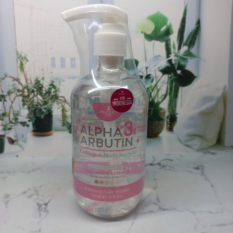 ALPHA ARBUTIN COLLAGEN BODY SERUM | PEMUTIH TUBUH ASLI THAILAND | 500 GR