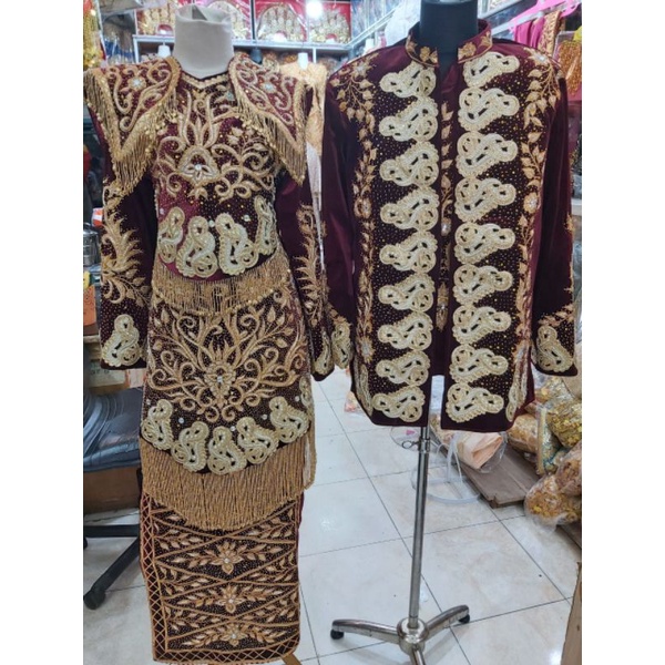 baju pengantin minang padang