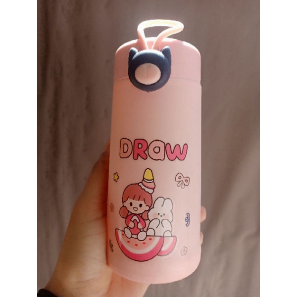 botol minum anak lucu draw 300ml