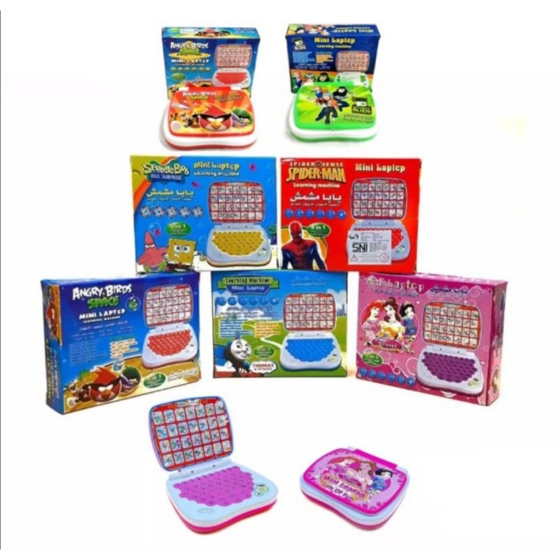PROMO MAINAN EDUKASI LAPTOP ANAK-2BAHASA PRIA