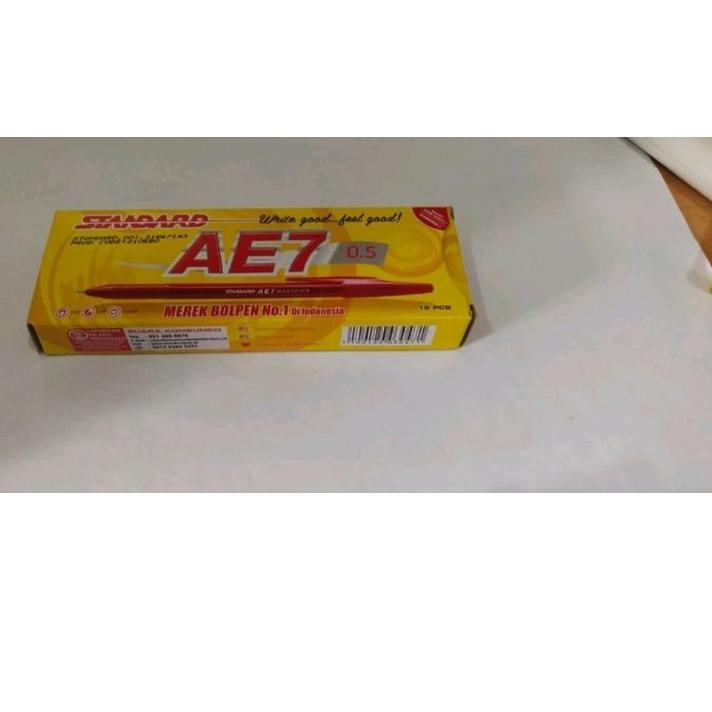 

Berkualitas Pulpen standard AE7 0.5mm 12 pcs .,