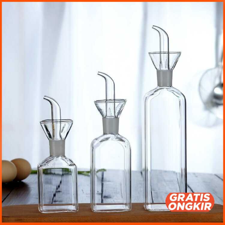 Botol Minyak Olive Oil Borosilicate Glass - EC200 500ml