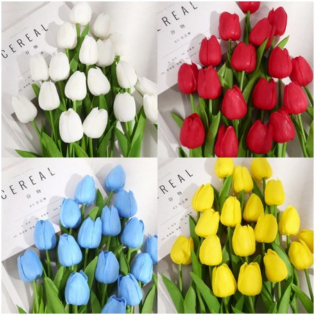 TULIP TANGKAI BESAR  Bunga Tulip Artificial Hiasan Rumah Home Decor Kain Artificial Per Tangkai