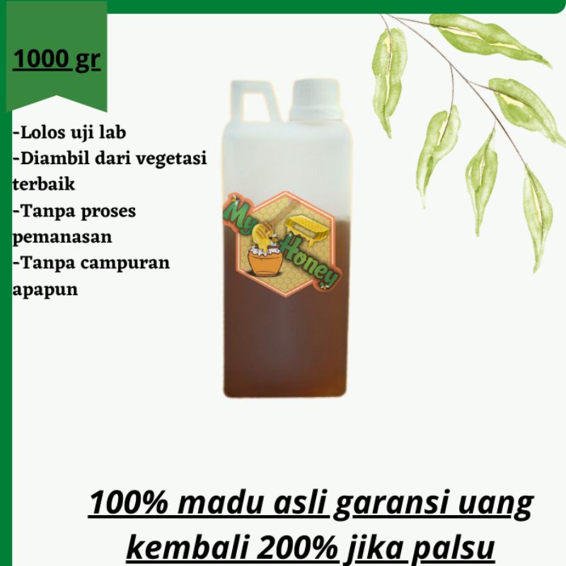 Madu murni asli grade A My honey 1kg Madu Nektar Multiflora