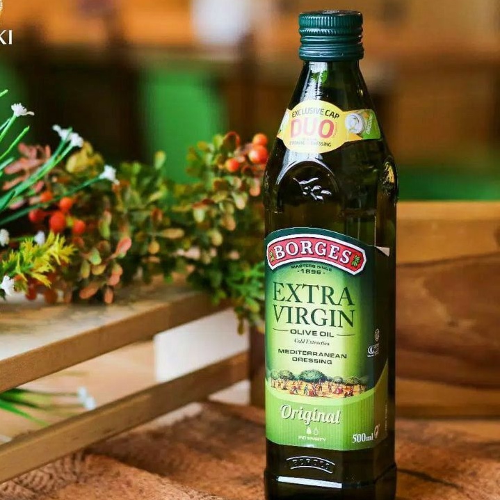 borges  extra virgin minyak zaitun borges extra virgin olive oil 500ml import