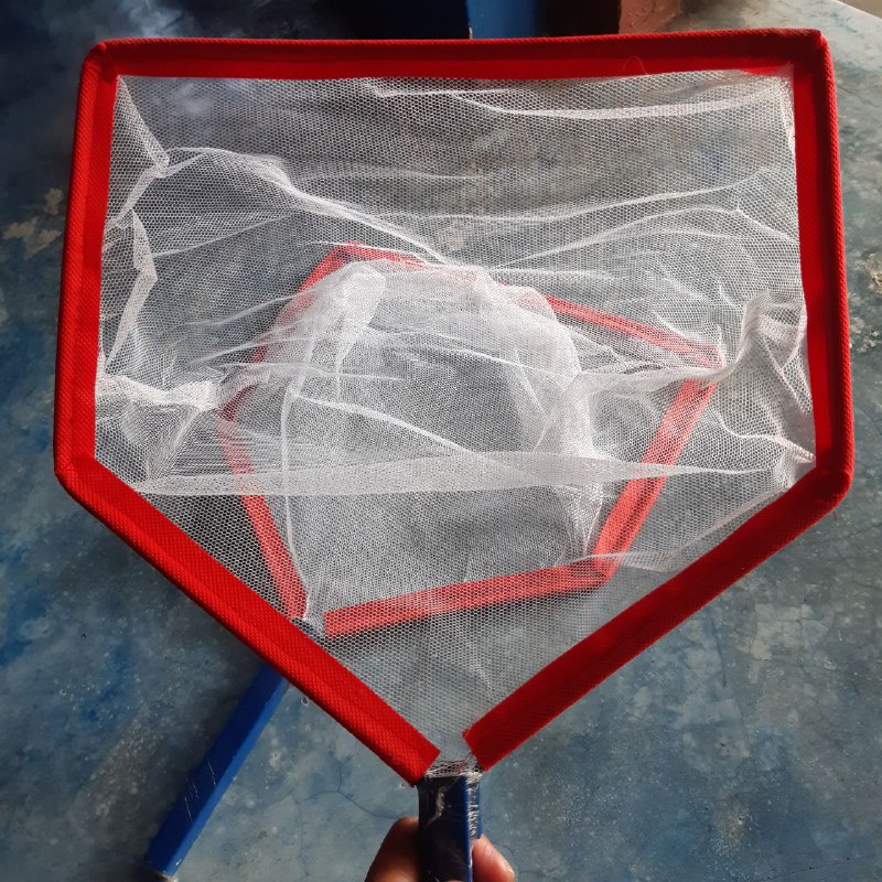 Serokan ikan kecil seser ikan lubang kecil serokan bibit burayak air ikan lembut - besi hollow kuat