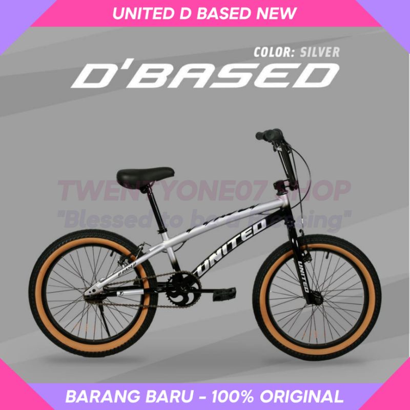 Sepeda Anak dan Dewasa BMX UNITED D BASED DBASED NEW 20 Inch