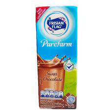 

Frisian Flag PUREFARM swiss CHOCO/KETAN HITAM/FULL CREAM 225 ML