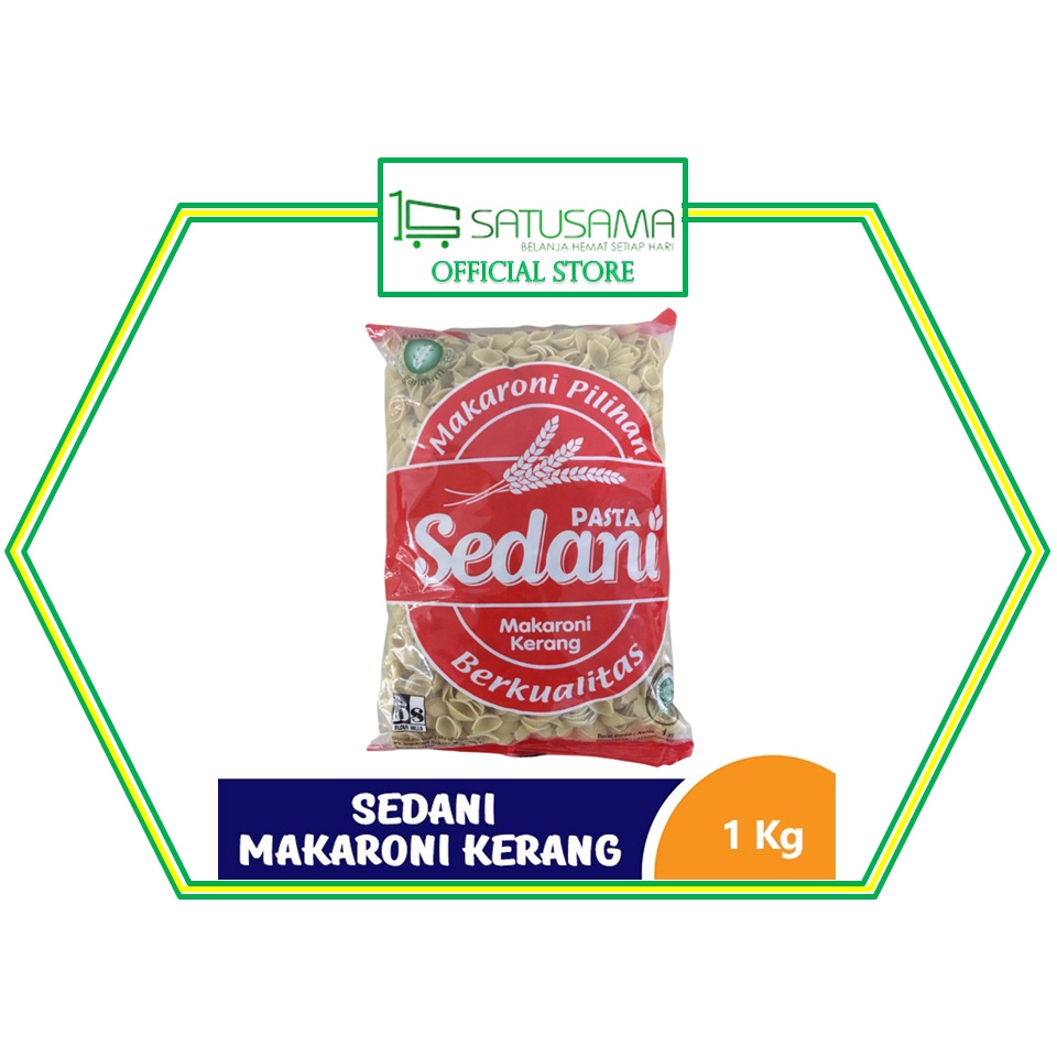 

MAKARONI SEDANI 1 KG / SATUSAMA