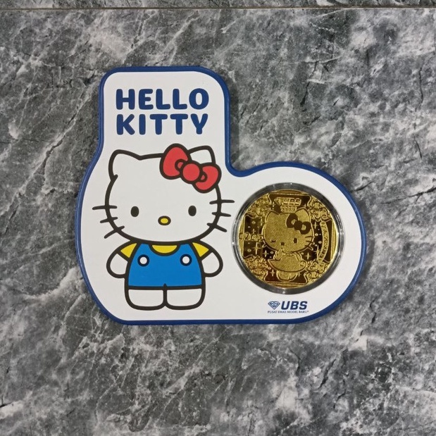 UBS Hello Kitty 0.2 Gr Angpao Emas Sanrio  Logam Mulia
