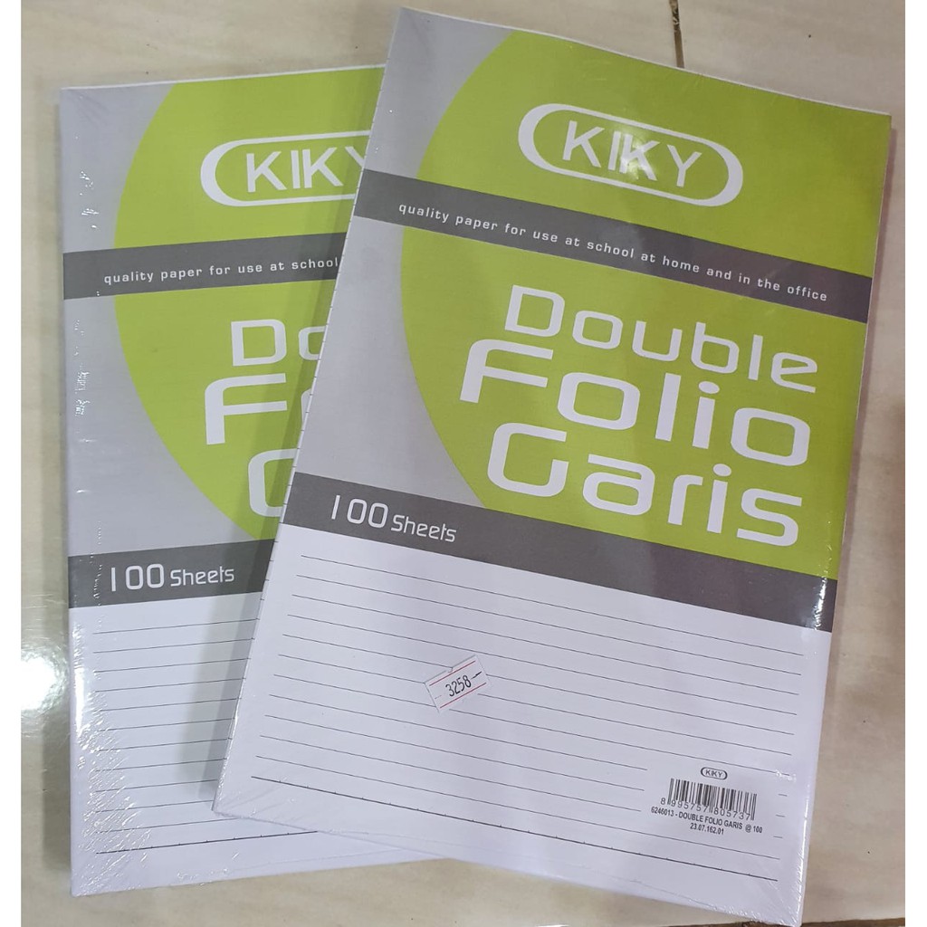 

Double Folio KIKY 100 Shet