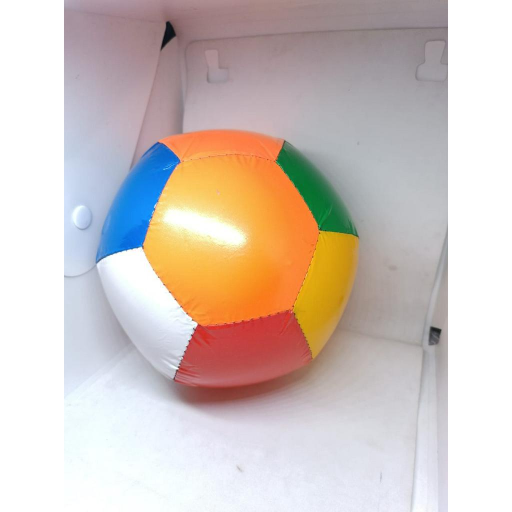 BOLA KULIT BALON BOLA BESAR JUMBO PLASTIK WARNA WARNI MEREK JSP 1 PAK ISI 10 PCS