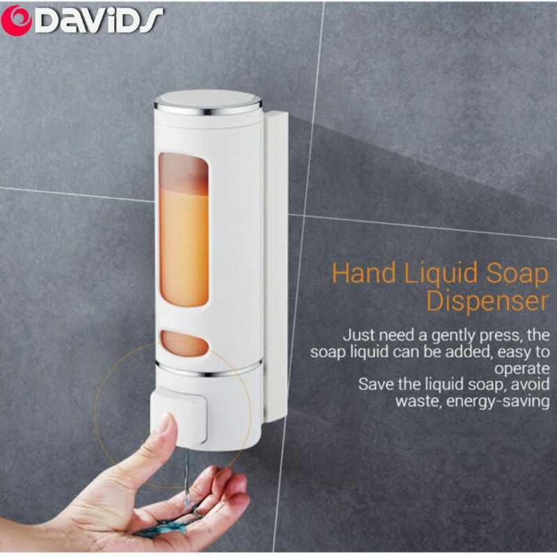 Tempat Sabun Cair Dinding Soap Dispenser Tempel Shampoo Sampo Bulat