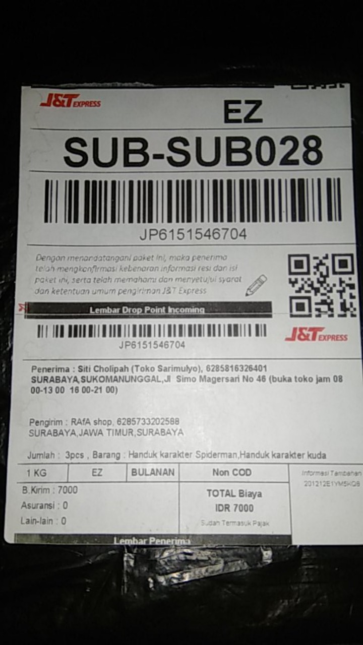 Handuk Karakter Frozen Besar