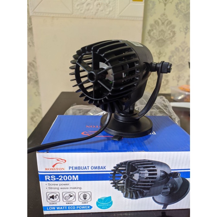 Roston Wave Maker Pembuat Ombak Aquarium Aquascape Rs-100M &amp; Rs-200M