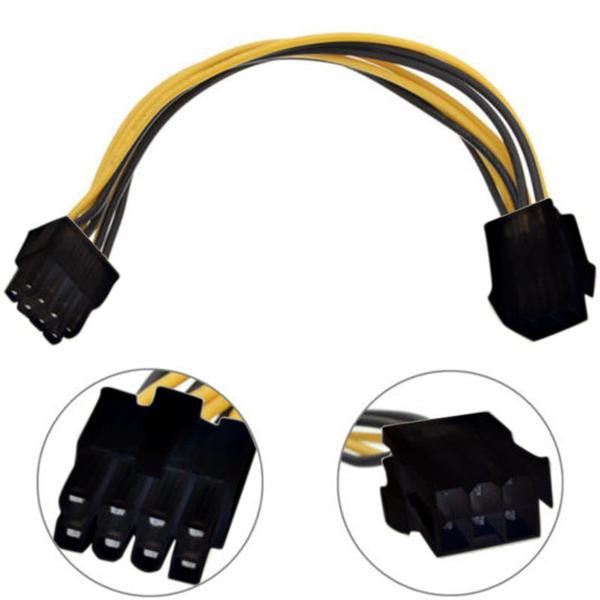 Kabel Power VGA Adapter 6 Pin To 8 Pin - 6pin 8pin PCIE PCI-E Express