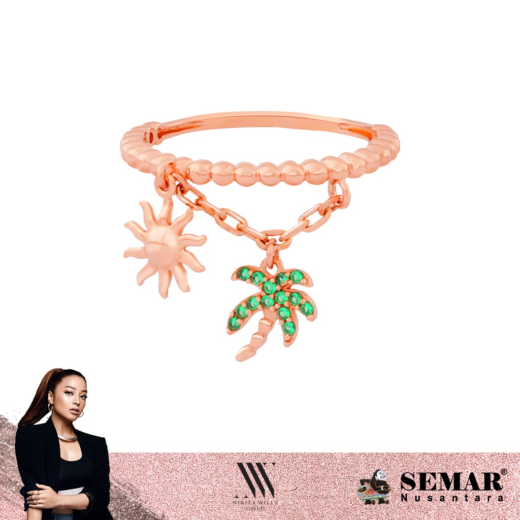 Nikita Willy Gold Cincin Emas Positano Tropicale 17K Semar Nusantara