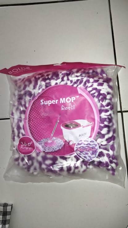 Bolde Refill Super Mop Kain Pel Microfiber