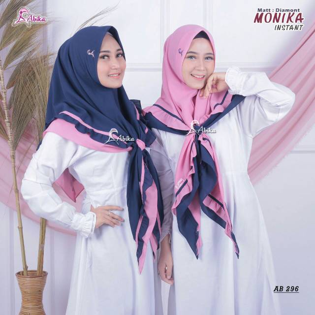 Hijab Abika MONIKA instan New Original by Abika
