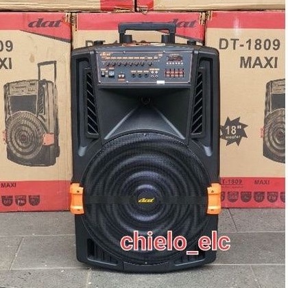 SPEAKER TROLLEY DAT DT 1809 MAXI DAT 1809MAXI DAT DT 1809MAXI, SPEAKER PORTABLE, SPEAKER AKTIF ORIGI