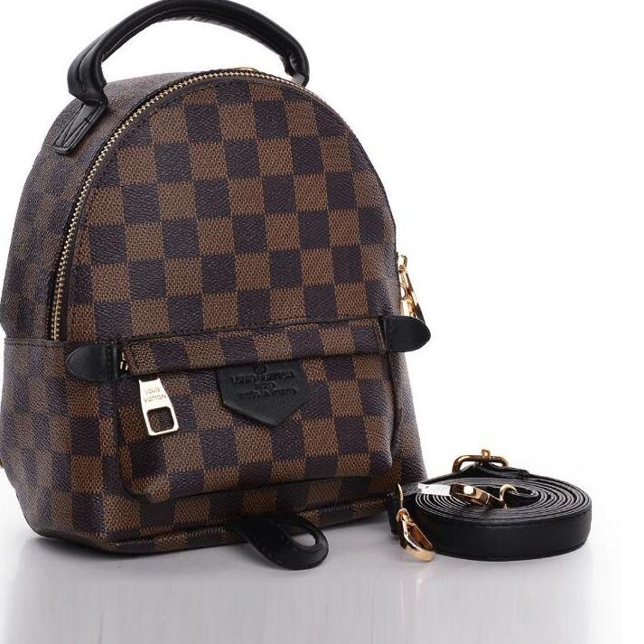 Recomended.. REAL PICT  ASLI IMPORT ransel lv mini PREMIUM backpack nagita tas wanita tas punggung i