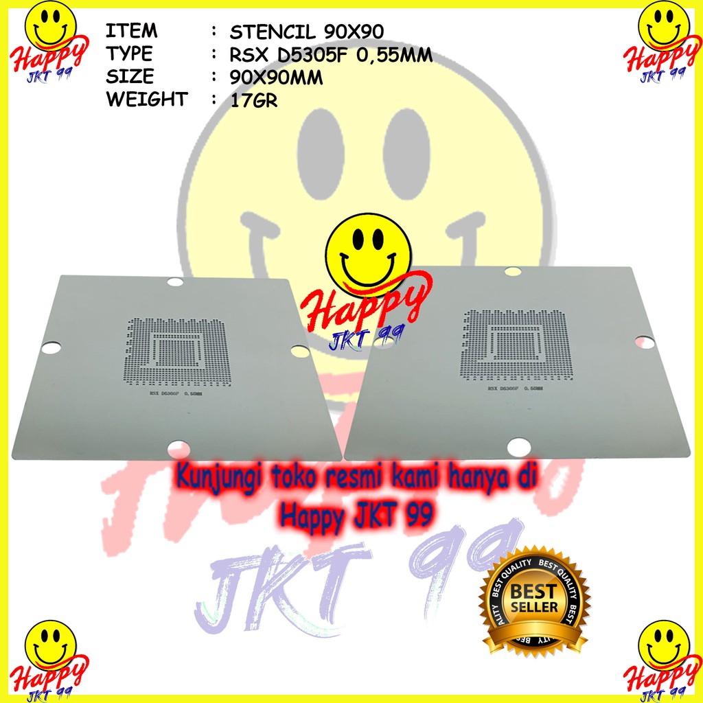 [ HAPPY JKT 99 ] STENCIL 90X90 RSX D5305F 5305 F 5305F D5305