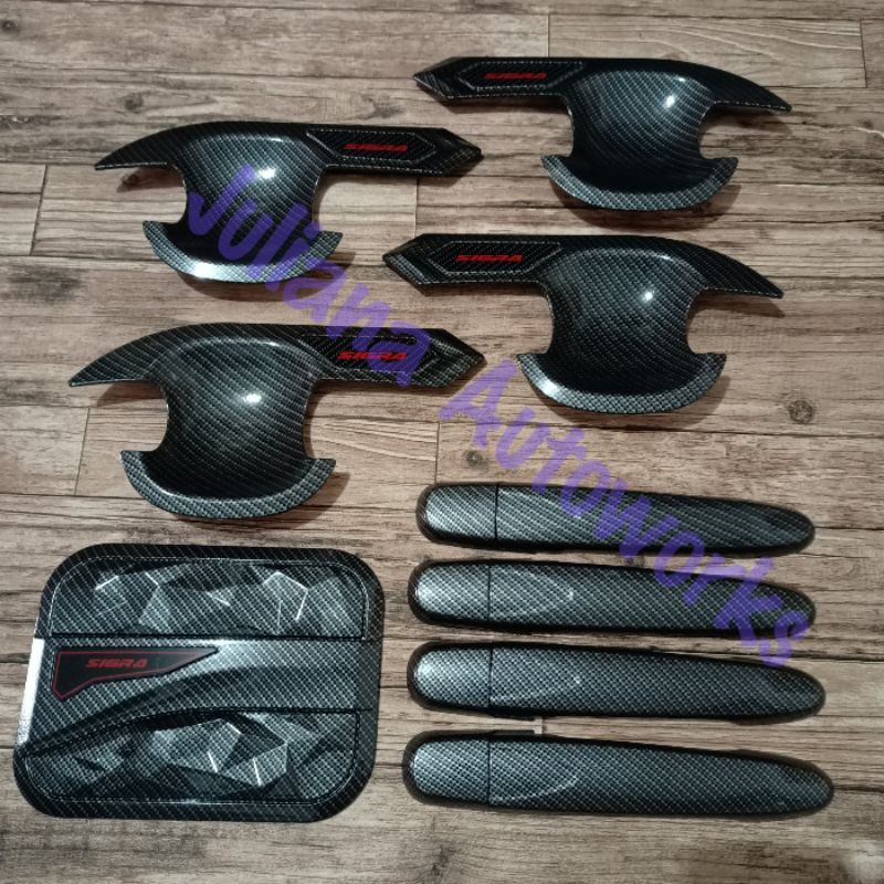 PAKET SIGRA HEMAT LENGKAP HANDLE OUTER &amp; TANK COVER PREMIUM CARBON