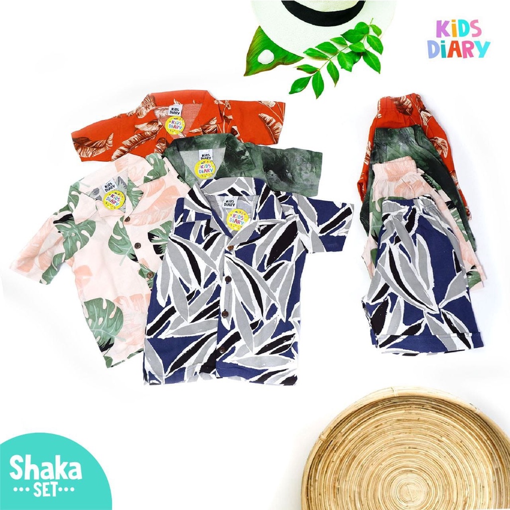 SETELAN ANAK LAKI-LAKI RAYON SHAKA 8-10TH