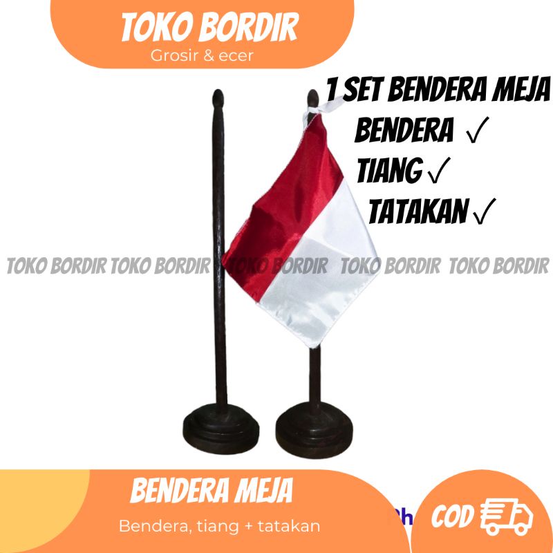 Bendera meja / Bendera meja merah putih