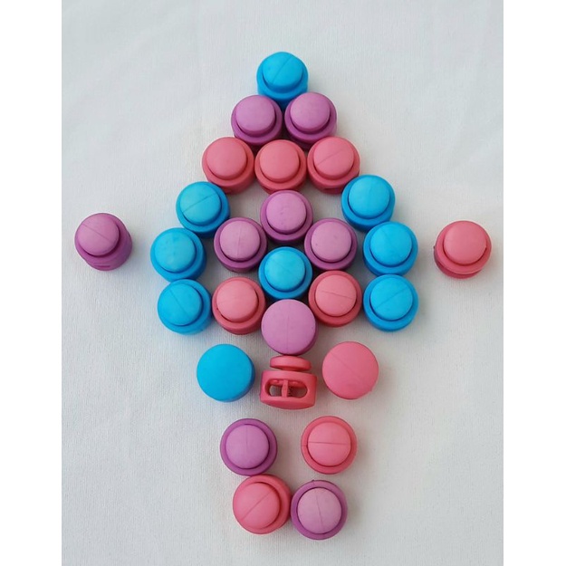 Stopper Klakson Transparan Doff 2 Lubang Warna 1pcs / Stoper Klakson Dove-4