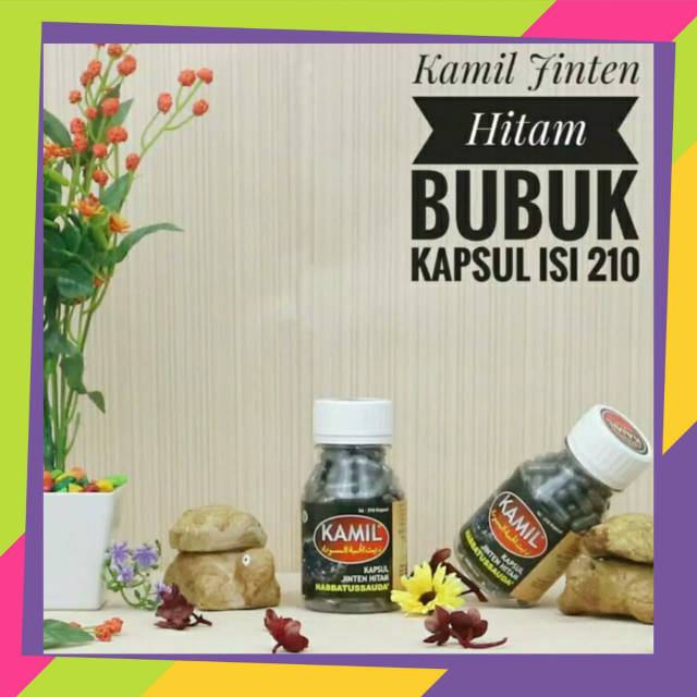 Kamil Habbatussauda Jinten Hitam Bubuk Obat Herbal Kapsul