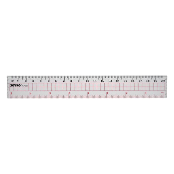

Penggaris Akrelik JOYKO 20 cm (Kualitas Premium)