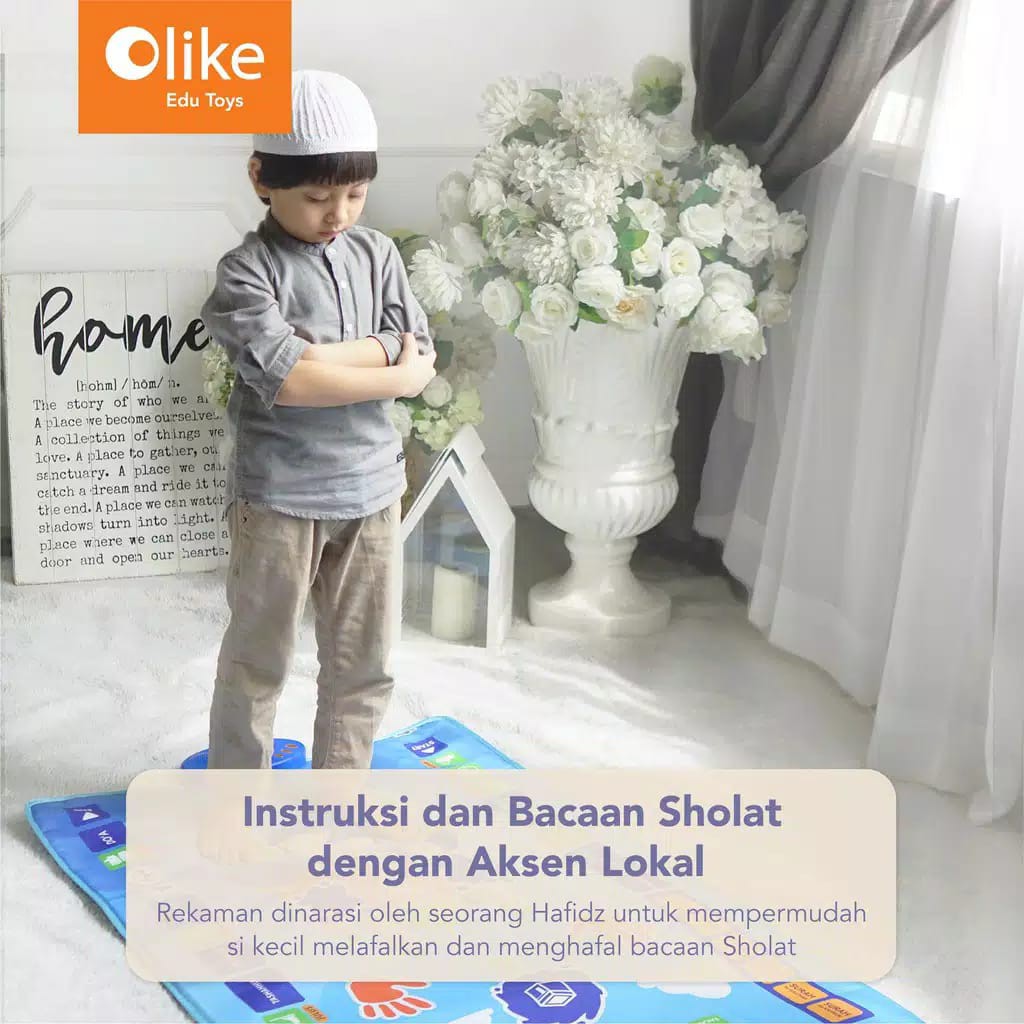 Olike Smart Sajadah Kids Perlengkapan Sholat Untuk Anak - Garansi Resmi