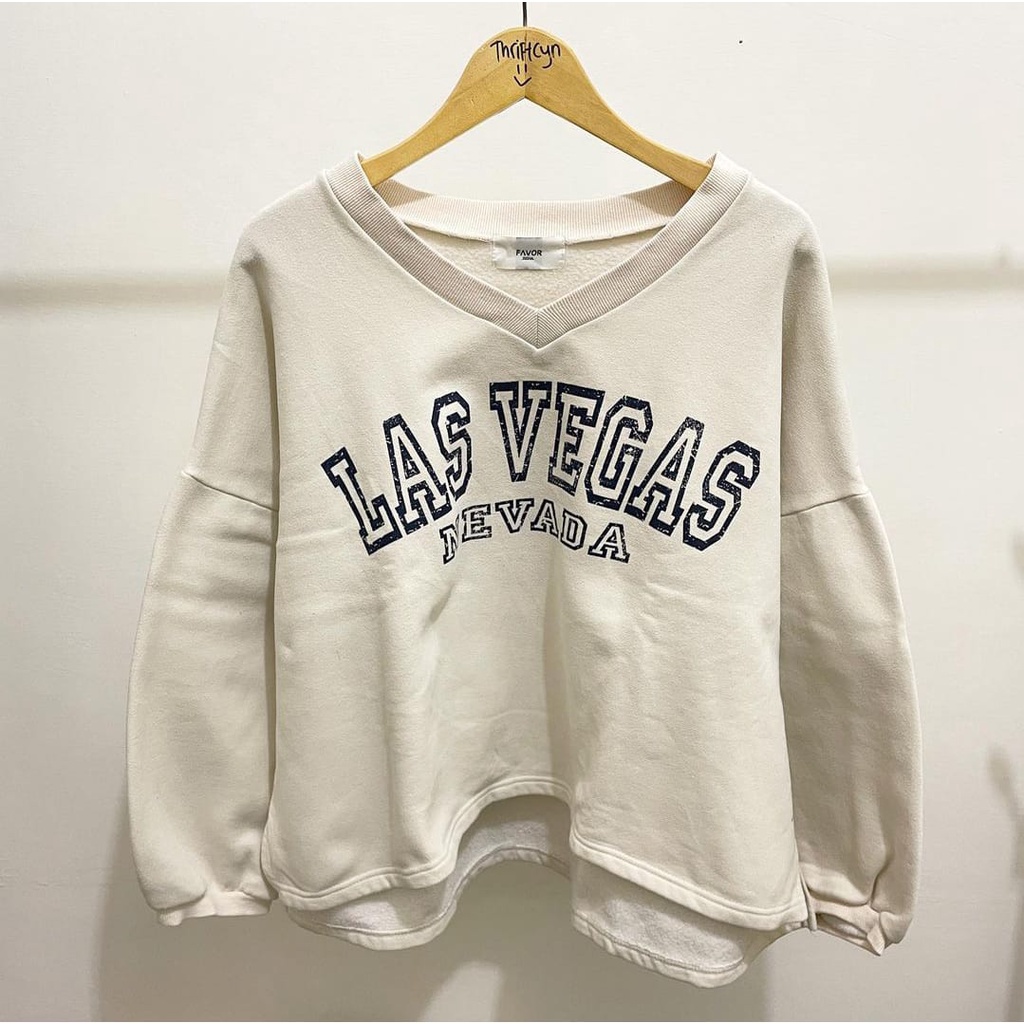 sweater wanita V LAS VEGAS SWEATER WANITA - Sweatshirt sweater korean style