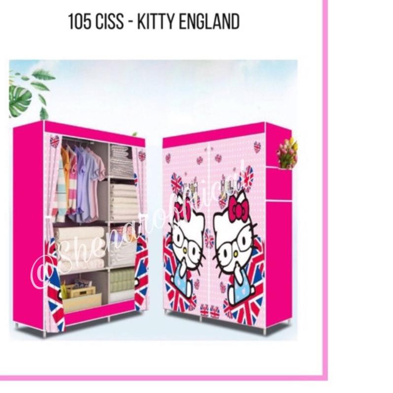 ♠ LEMARI PAKAIAN PLASTIK/BAJU/PAKAIAN ANAK/KARAKTER 3D/105 CISS-DORAEMON/HELLO KITTY/SPIDERMAN,SHENA