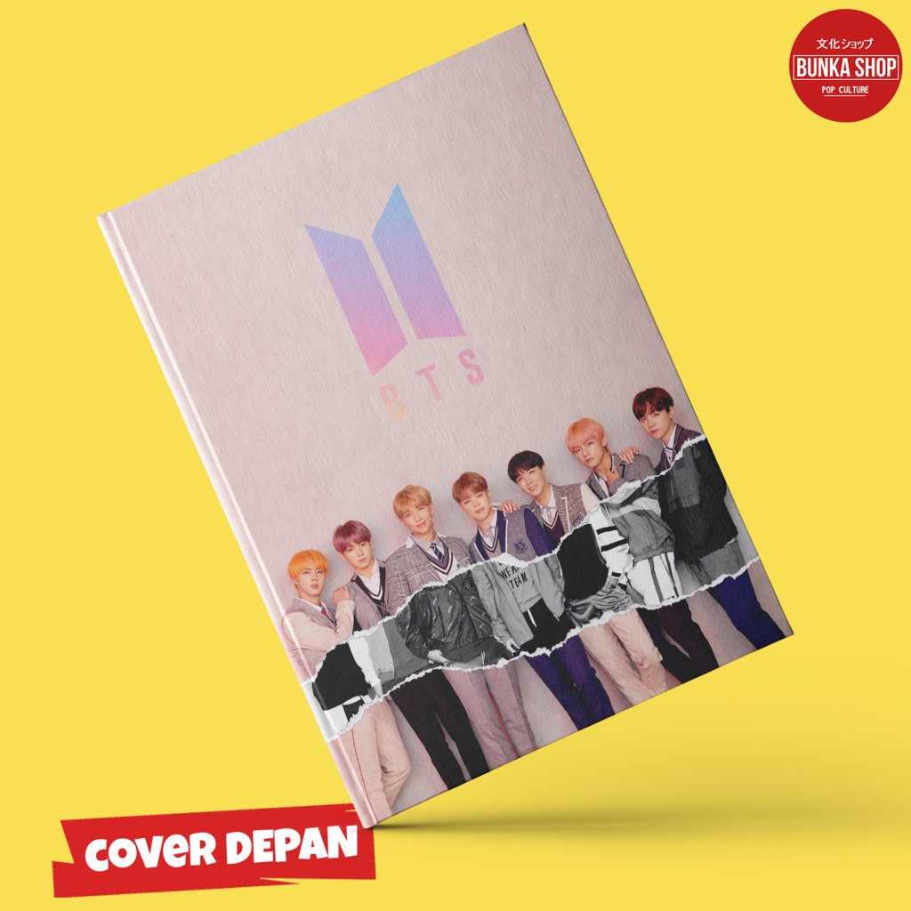 

Notebook KPOP BTS Full Member A Hardcover A5 Buku Tulis Catatan Notes Agenda Planner Jurnal