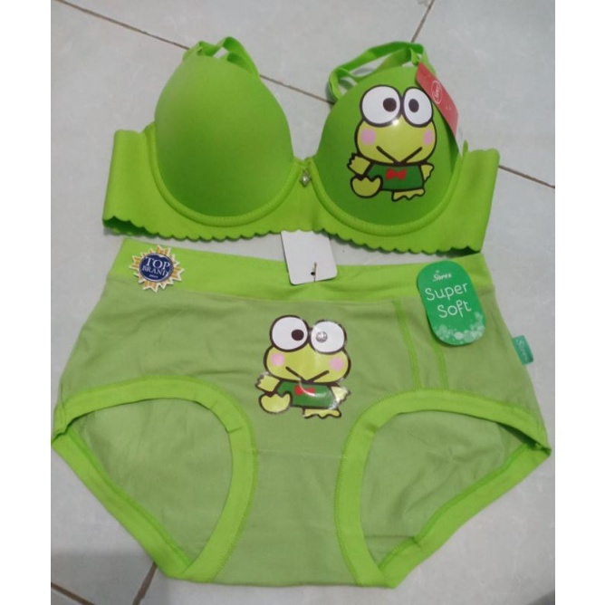NS14 || set bra keroppi | cd keroppi | bra keroppi | daleman keroppi