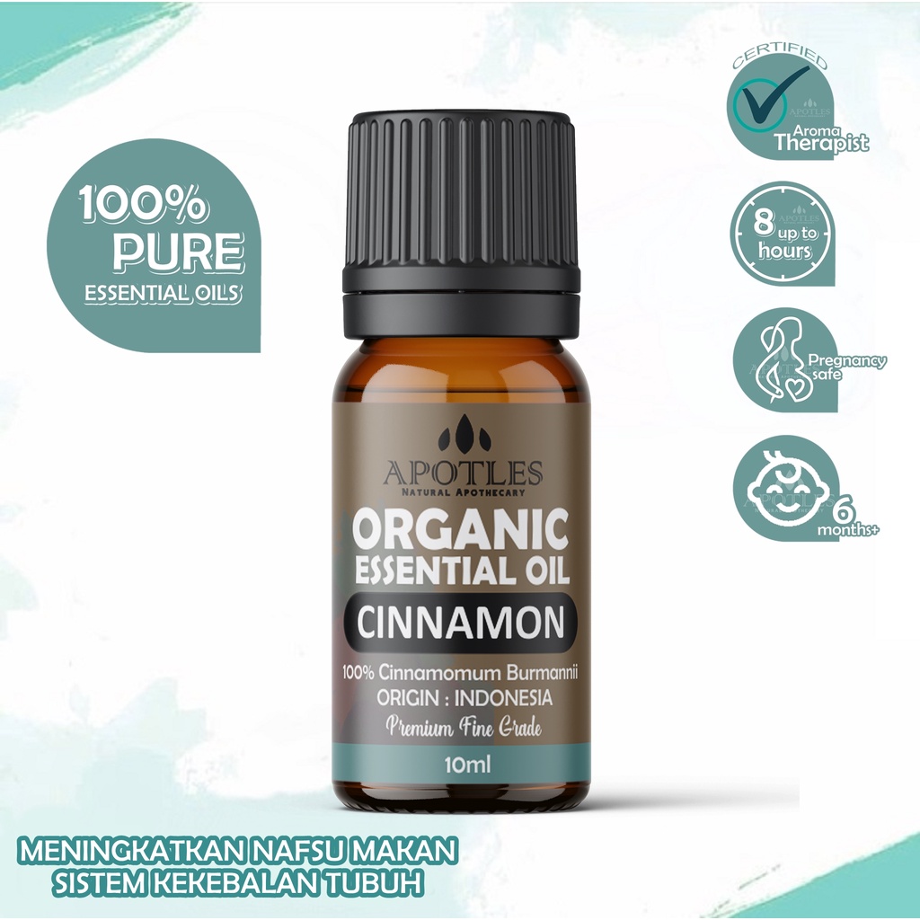 Cinnamon Essential Oil - Minyak Aromaterapi Kayu Manis Cinnamon Bark Essential Oil 10ml