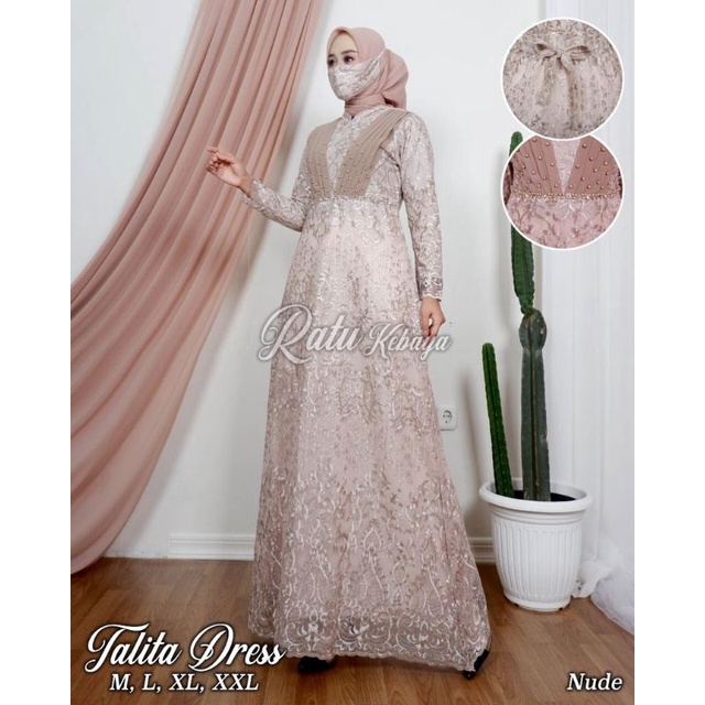 (COD)TALITA DRESS~GAMIS VERLITA~GAMIS SAVANA~GAMIS BROKAT TILLE~GAMIS PESTA~GAMIS MODERN~GAMIS TERBA