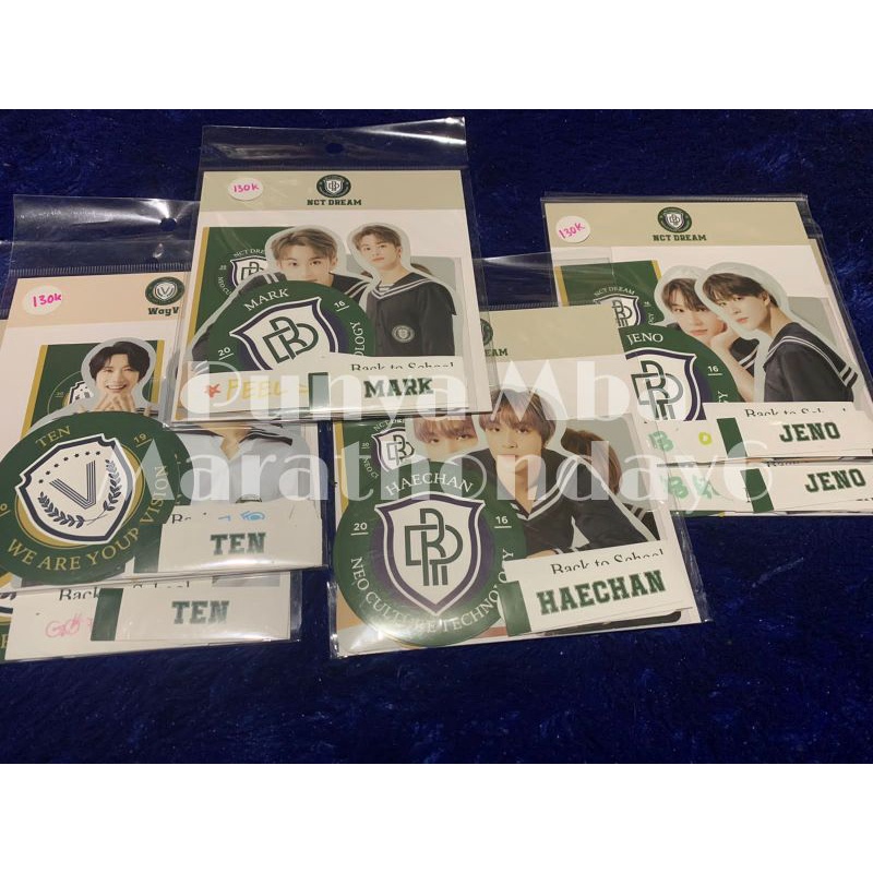 NCT Back to school MD luggage sticker, pin